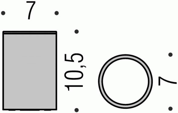 Стакан COLOMBO DESIGN PLUS W4941.NM настольный