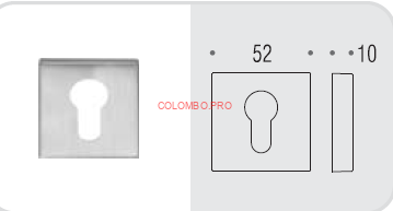 Накладка под цилиндр Colombo Rosetta MM13 графит