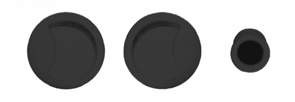Ручка Colombo OPEN ID211 для раздвежных дверей iD211-NM черный-матовый