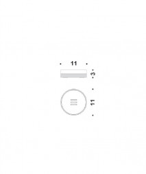 Мыльница COLOMBO DESIGN MINI B5240.OM настольная цвет золото матовое