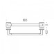 Полотенцедержатель COLOMBO DESIGN BASICQ B3711 широкий