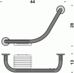 Поручень COLOMBO DESIGN HERMITAGE B3375