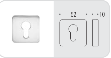 Накладка под цилиндр Colombo Rosetta PT13 винтаж