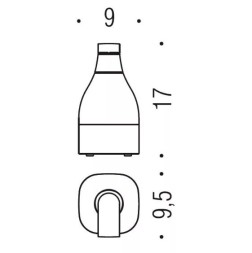 Дозатор COLOMBO DESIGN ALIZE B9331 настольный