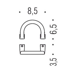 Крючок COLOMBO DESIGN LULU LC47.GOLD одинарный