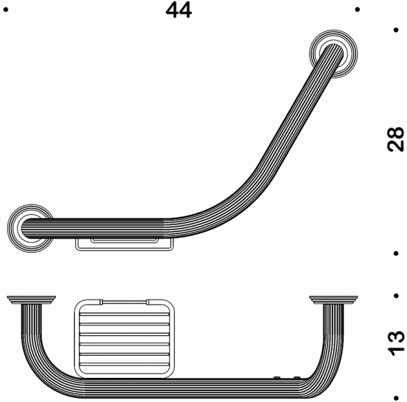 Поручень COLOMBO DESIGN HERMITAGE B3375.OA