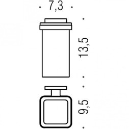 Стакан COLOMBO DESIGN BASICQ B3702 настенный