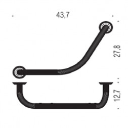 Поручень COLOMBO DESIGN HERMITAGE B3376.OA