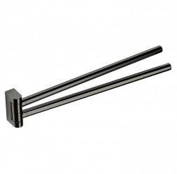 Полотенцедержатель COLOMBO DESIGN MINI B4012.HPS1 двойной цвет нержавеющая сталь