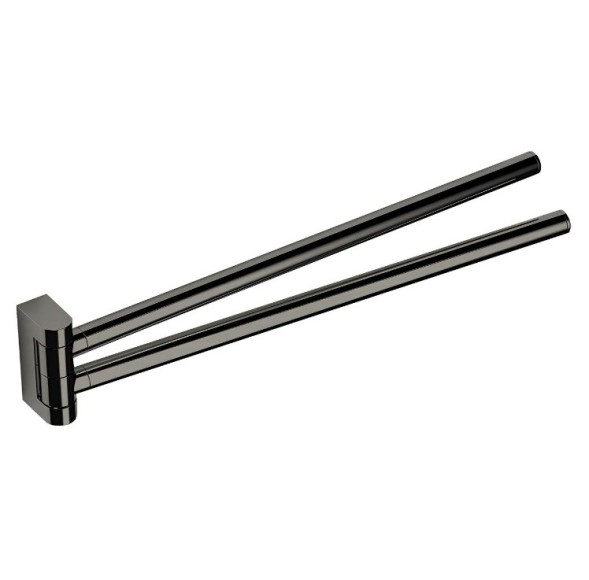 Полотенцедержатель COLOMBO DESIGN MINI B4012.HPS1 двойной цвет нержавеющая сталь