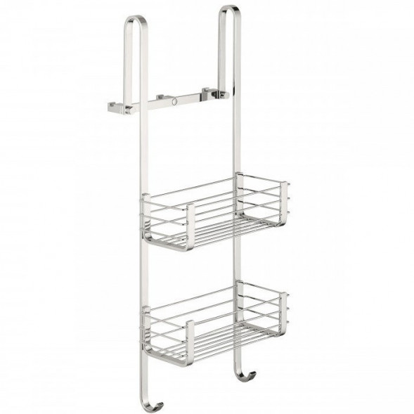 Полочка корзинка COLOMBO DESIGN CAVALLETTI E SEDILI B9634 навесная двойная с крючками