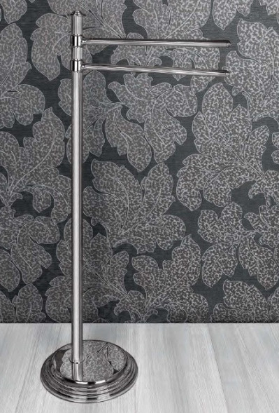 Стойка COLOMBO DESIGN HERMITAGE B3338.HPS золото с полотенцедержателем двойным