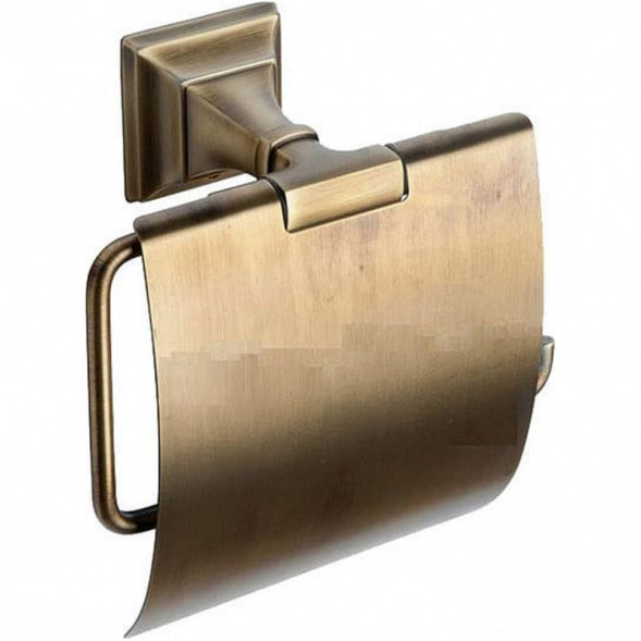 Держатель туалетной бумаги COLOMBO DESIGN PORTOFINO B3291.BR с крышкой