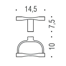 Держатель туалетной бумаги COLOMBO DESIGN LUNA B0108 без крышки