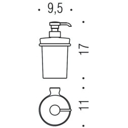 Дозатор COLOMBO DESIGN LUNA B9309 подвесной