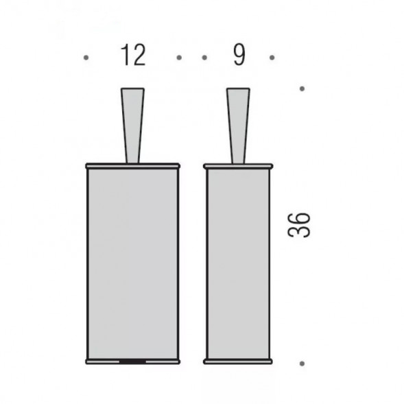 Ершик COLOMBO DESIGN KHALA B9405 напольный