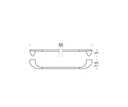 Полотенцедержатель COLOMBO DESIGN KHALA B1811 широкий