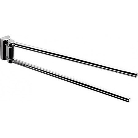 Полотенцедержатель COLOMBO DESIGN LUNA B0113 двойной поворотный