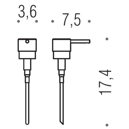 Запасная помпа для дозатора жидкого мыла Colombo Trenta B9382