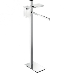 Стойка COLOMBO DESIGN UNITS B9110 напольная с полотенцедержателем и с дозатором