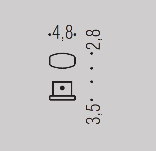 Крючок COLOMBO DESIGN TRENTA PT17.GM одинарный