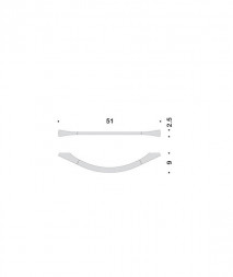 Полотенцедержатель COLOMBO DESIGN LAND B2810 широкий