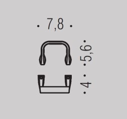 Крючок COLOMBO DESIGN TRENTA PT27.NM одинарный