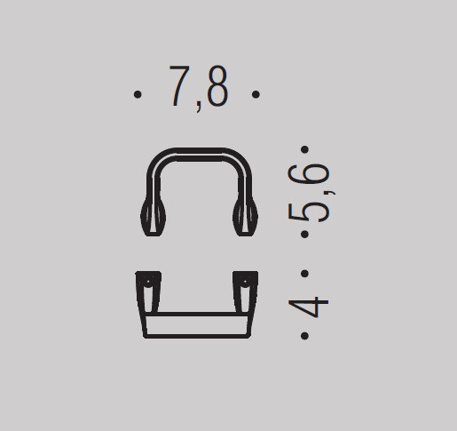 Крючок COLOMBO DESIGN TRENTA PT27.NM одинарный