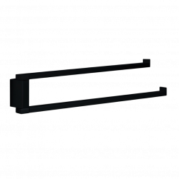 Полотенцедержатель COLOMBO DESIGN MINI Q B5012.NM двойной цвет черный матовый