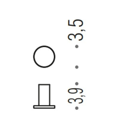 Крючок COLOMBO DESIGN MINI CD107 одинарный цвет хром