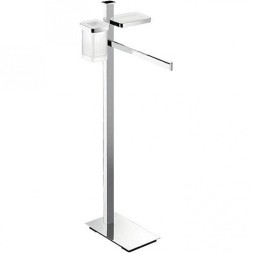 Стойка COLOMBO DESIGN UNITS B9110 напольная с полотенцедержателем и с дозатором